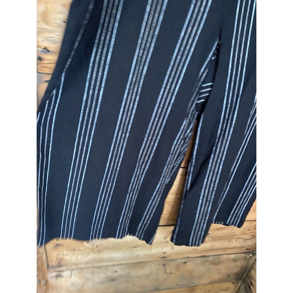 Torrid Linen Blend Capris Women’s 18 Black Pockets Elastic Waist - Picture 2 of 10